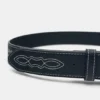 Ceinture en simili cuir avec surpiqûres Ceinture en simili cuir avec surpiqûres