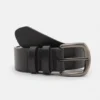 Ceinture en simili cuir à double boucle Ceinture en simili cuir à double boucle