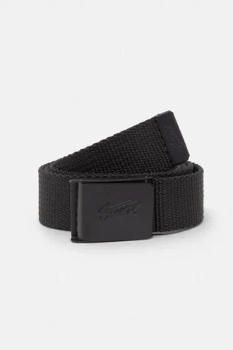 Ceinture en tissu noir STWD avec boucle