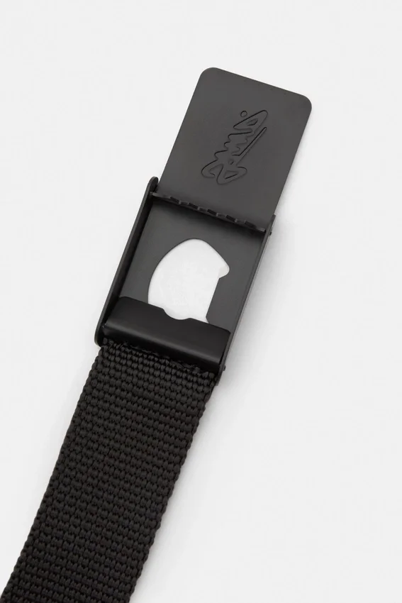 Ceinture en tissu noir STWD avec boucle Ceinture en tissu noir STWD avec boucle