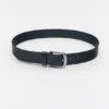 Ceinture noire 100 % cuir