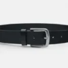 Ceinture noire 100 % cuir