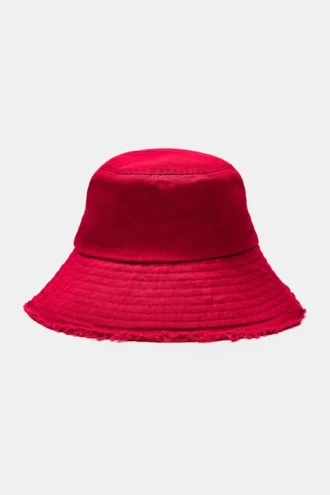 Chapeau bob à ourlet effiloché Chapeau bob à ourlet effiloché