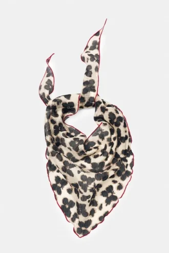 Écharpe à imprimé animalier