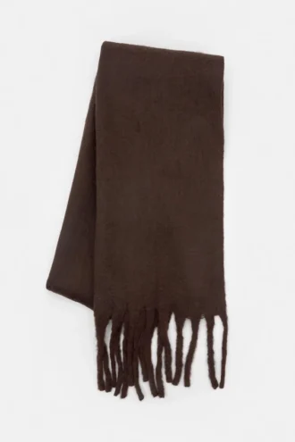 Écharpe longue effet mohair