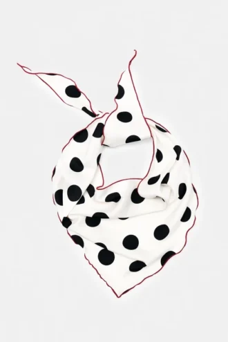 Écharpe à pois