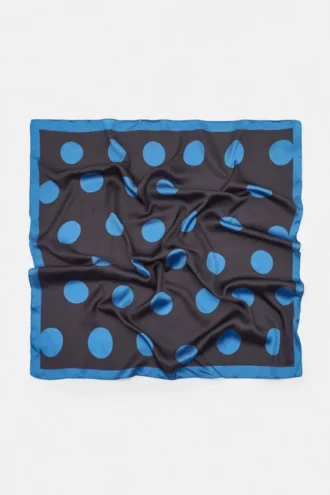 Écharpe à pois en satin