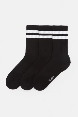 Chaussettes longues à rayures