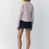 Chemise ajustée en popeline avec pinces