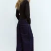 Chemise ajustée en popeline avec pinces