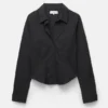 Chemise ajustée en popeline avec pinces