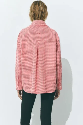 Chemise bandana à carreaux vichy