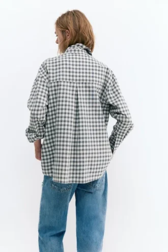 Chemise à carreaux avec bandana multiposition