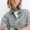 Chemise à carreaux avec bandana multiposition