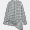 Chemise à carreaux avec bandana multiposition