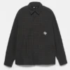 Chemise à carreaux brodée STWD