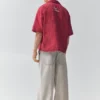 Chemise à carreaux à manches courtes