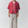 Chemise à carreaux à manches courtes