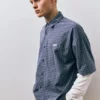 Chemise à carreaux à manches doubles