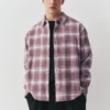 Chemise à carreaux à manches longues