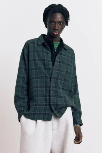 Chemise à carreaux à manches longues