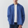 Chemise à carreaux à manches longues