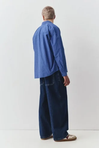 Chemise à carreaux à manches longues