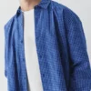 Chemise à carreaux à manches longues