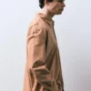 Chemise à carreaux orange