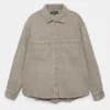 Chemise en denim délavé Chemise en denim délavé