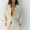 Chemise en mélange de lin Chemise en mélange de lin