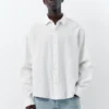 Chemise en mélange de lin Chemise en mélange de lin