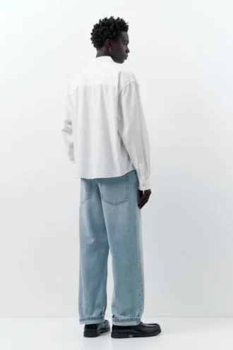 Chemise en mélange de lin