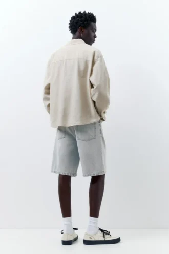 Chemise en mélange de lin