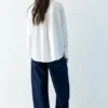 Chemise en popeline avec cravate Chemise en popeline avec cravate