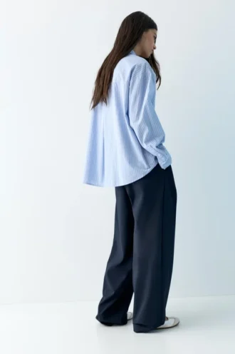 Chemise en popeline avec cravate