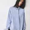 Chemise en popeline avec cravate Chemise en popeline avec cravate