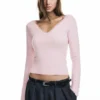 Chemise à encolure bordée de dentelle