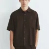 Chemise à manches courtes avec poche
