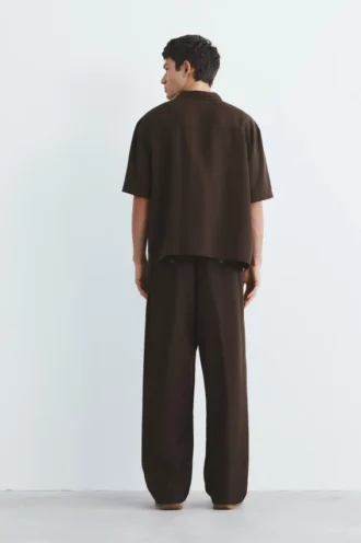Chemise à manches courtes avec poche
