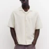 Chemise à manches courtes en tissu éponge Chemise à manches courtes en tissu éponge
