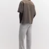 Chemise à manches courtes en tissu éponge Chemise à manches courtes en tissu éponge