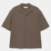 Chemise à manches courtes en tissu éponge Chemise à manches courtes en tissu éponge