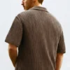 Chemise à manches courtes en tricot
