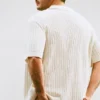 Chemise à manches courtes en tricot
