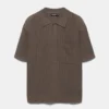 Chemise à manches courtes en tricot