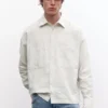Chemise à manches longues avec poches Chemise à manches longues avec poches
