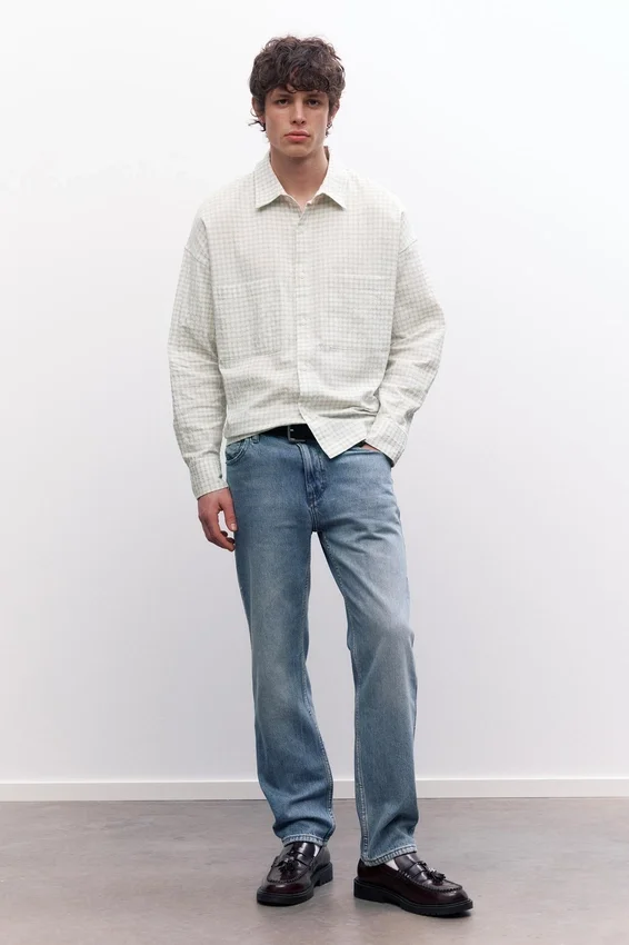 Chemise à manches longues avec poches Chemise à manches longues avec poches