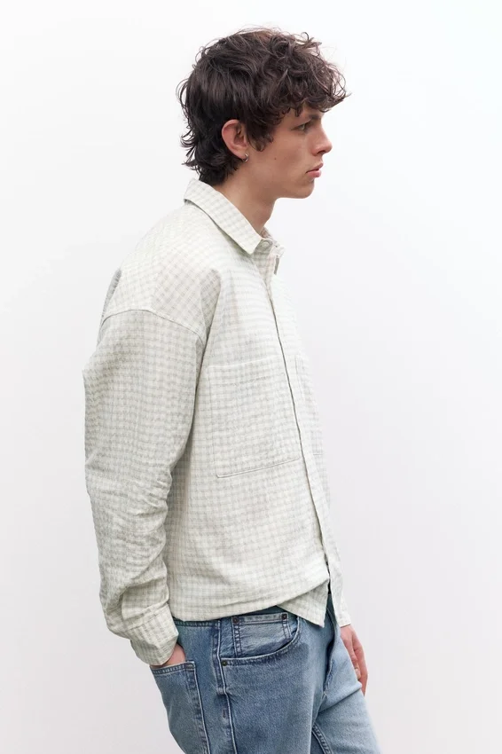 Chemise à manches longues avec poches Chemise à manches longues avec poches