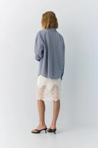 Chemise oversize à carreaux